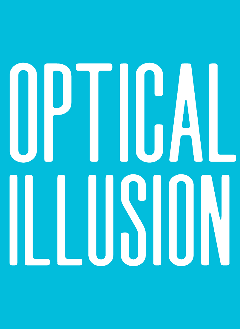 Animating font shape distortion.
