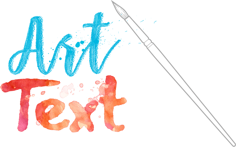Watercolor lettering