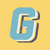 Retro text effect