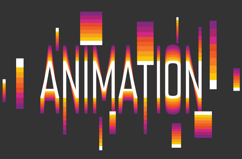 Text motion and effects animation.