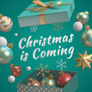 Christmas 3D text