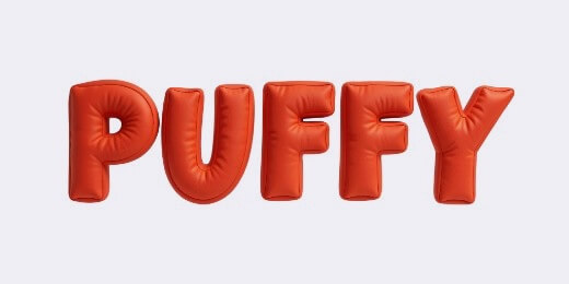 Red pillow letters.