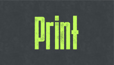 Green print effect