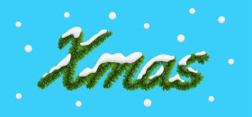 Snow Text Effect