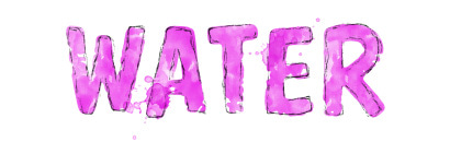 Create watercolor text effect