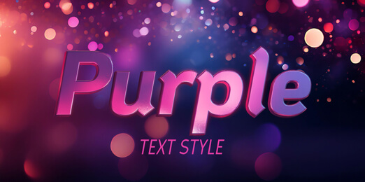 Purple metal 3D.