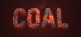 Fire lettering