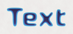 Outlined lettering