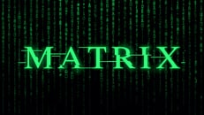 Matrix typography effect