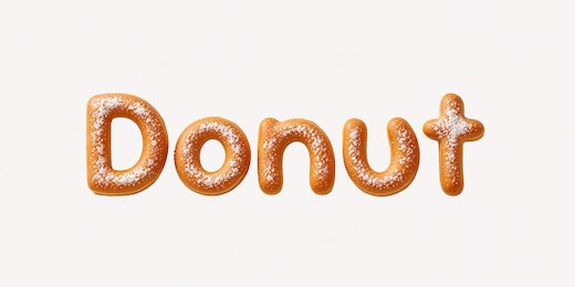 Sweet donuts with sugar powder on top.
