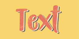 Classic text design