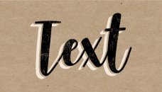 Vintage typography