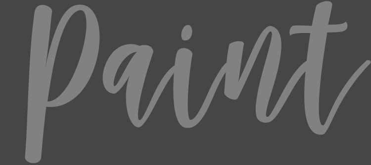Watercolor text design