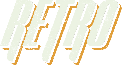 Retro text design