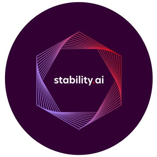 Stability AI logo.