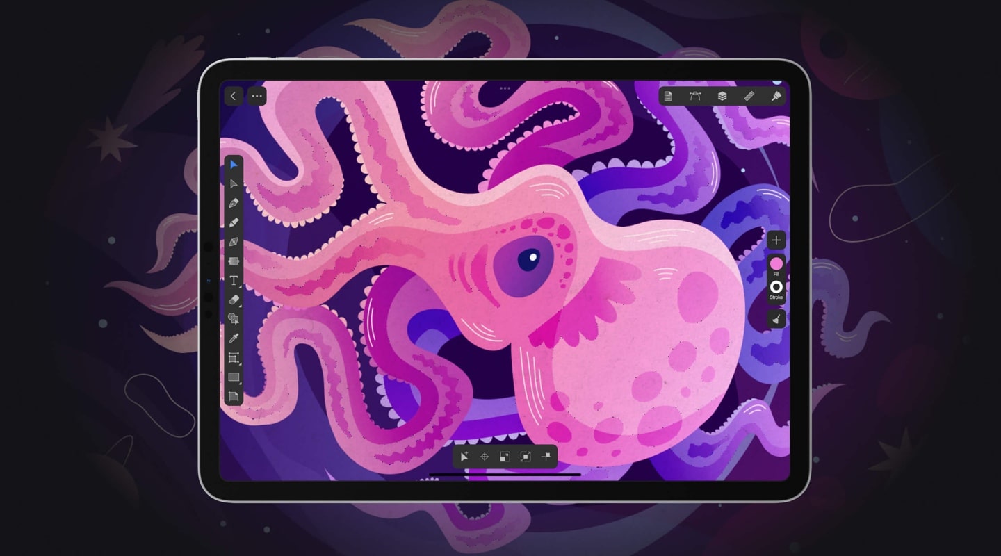 Vector graphics in Amadine.