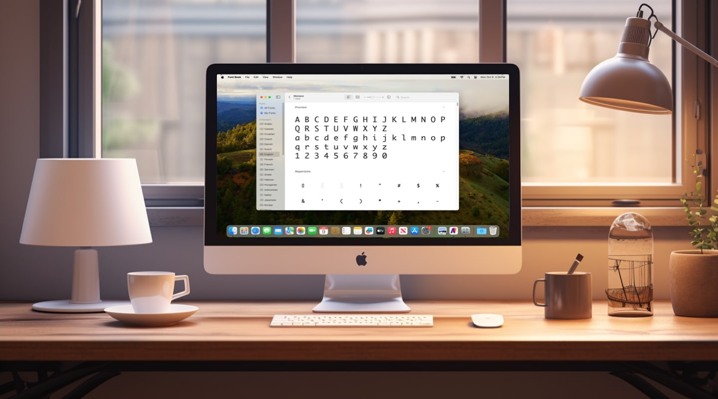 Font resources for desktop design.