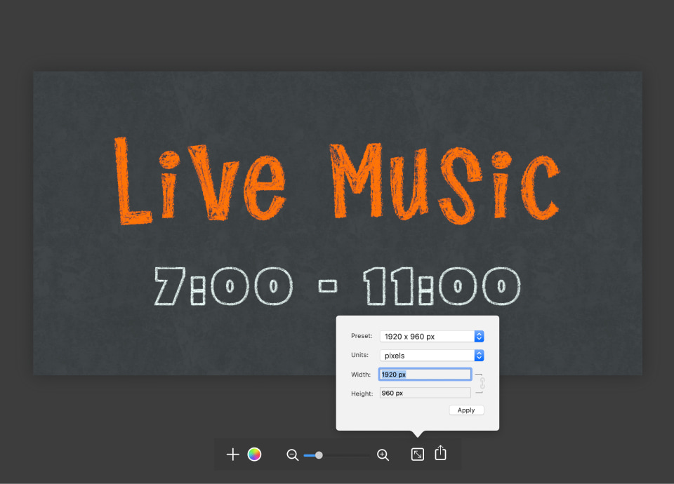 Creating Chalk Text Effect on Mac
