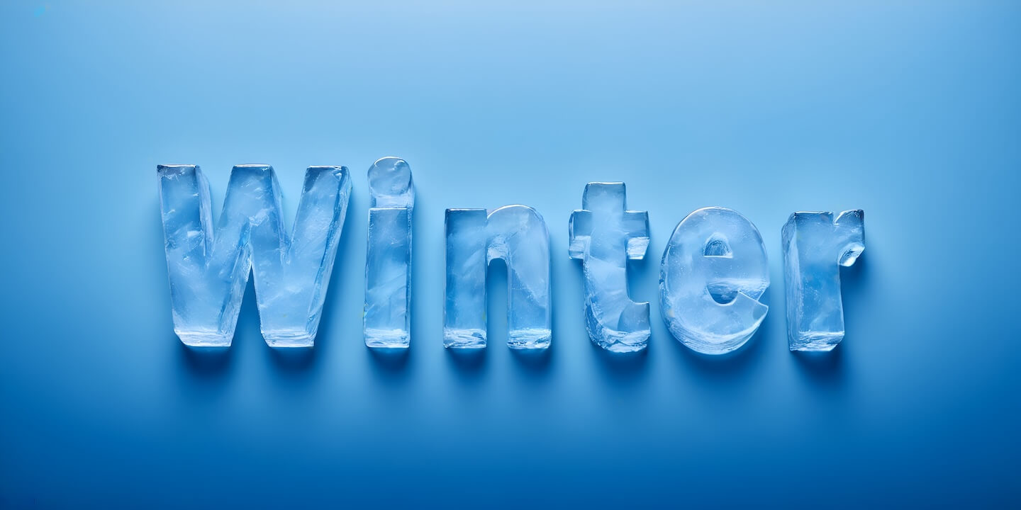 Ice text effect created with Art Text generative AI.