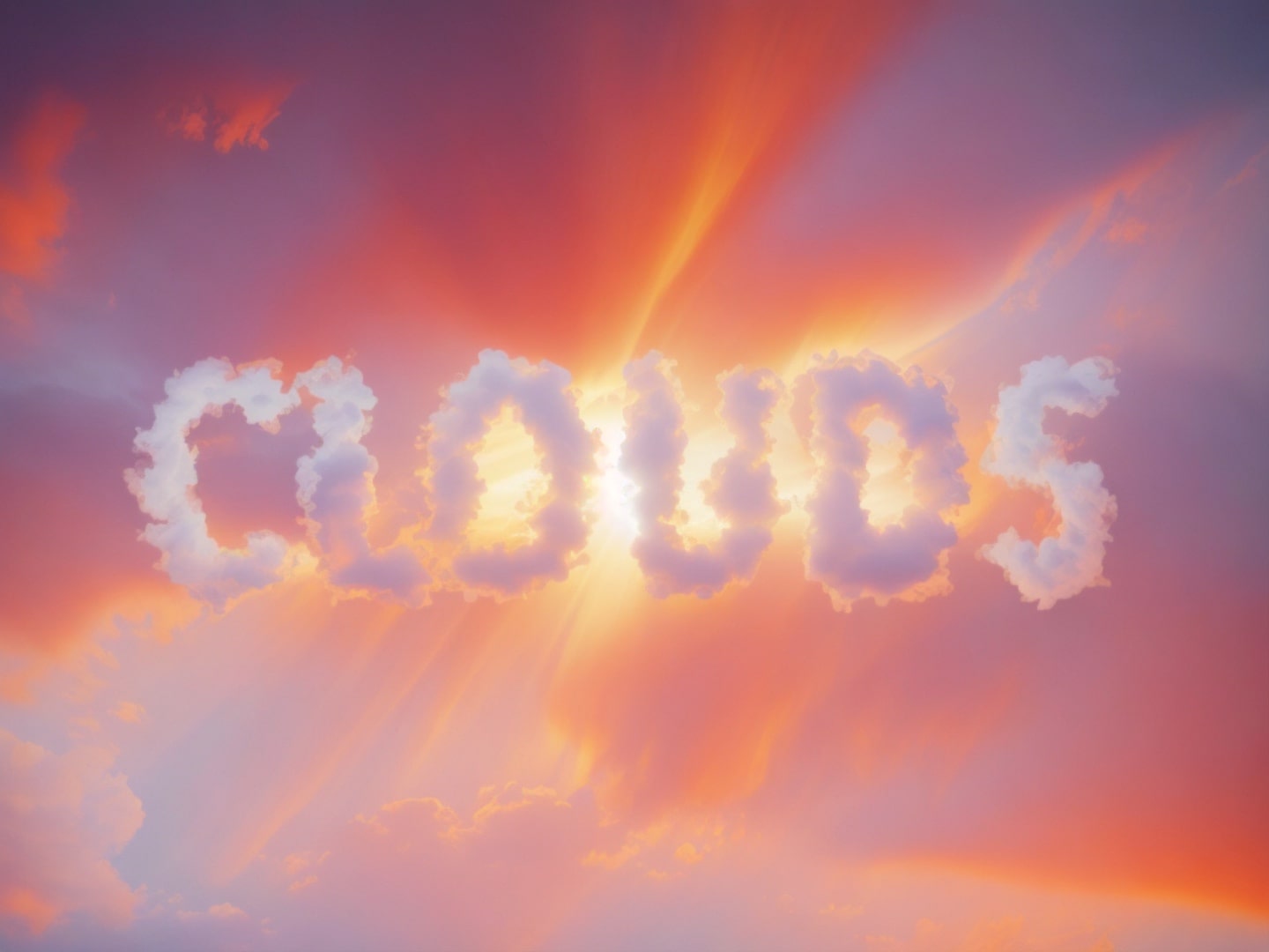 AI generated typography graphics.