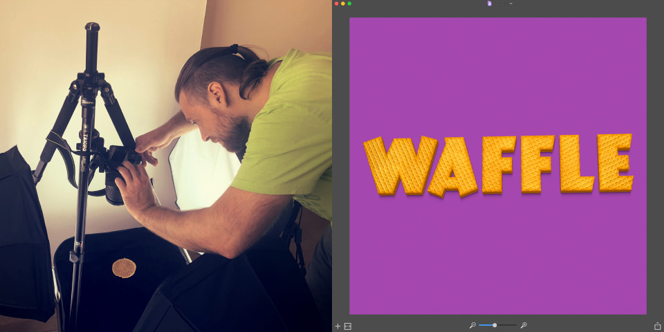 3D lettering textures
