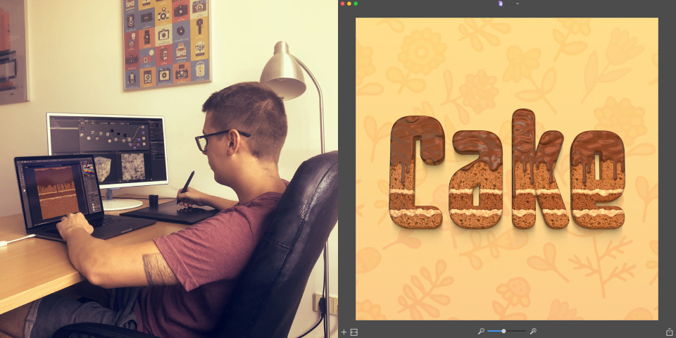 3D text design