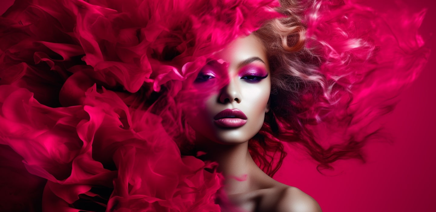 Pantone Vive Magenta color of the year.
