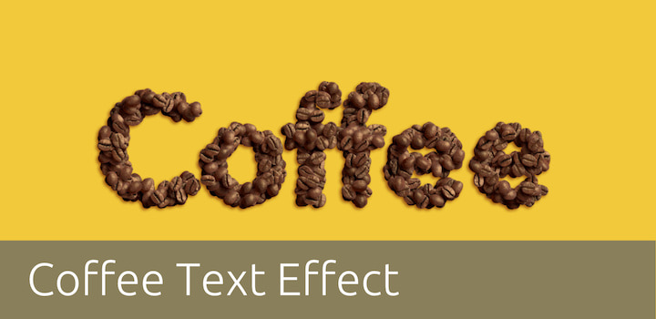 Coffee typography graphics.