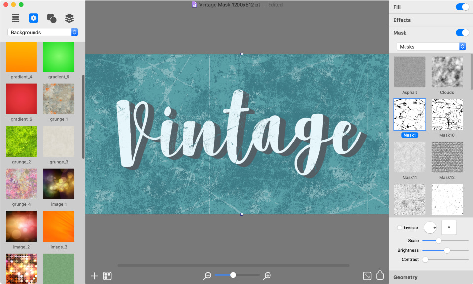 Aging Effect Typography