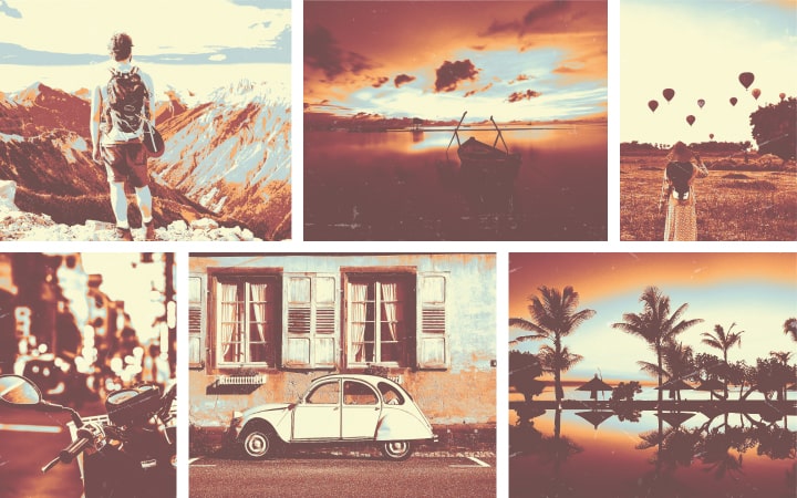 Color balance example.