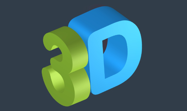 3D text sample