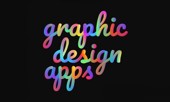 Graphic design app illustration.