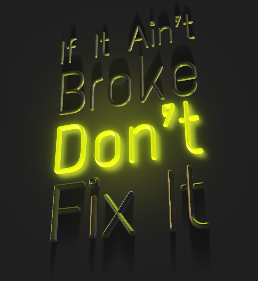 Neon and glow 3D text effects presets.