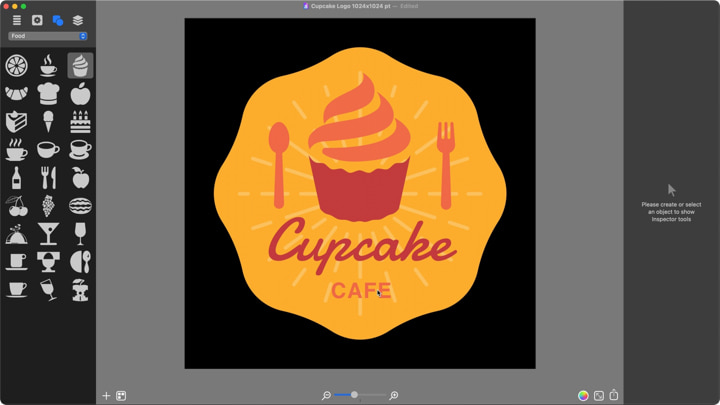 Cupcake cafe logo ready.