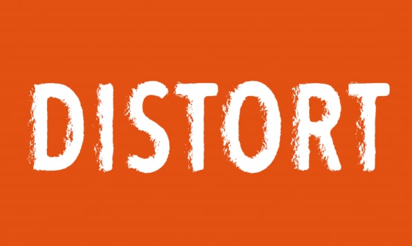 Learn how to distort fonts and change font shape