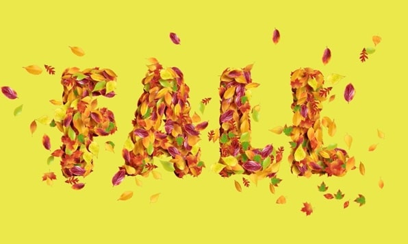 Creating leaves text effect.
