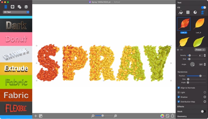 Spray Fill adjustment done.