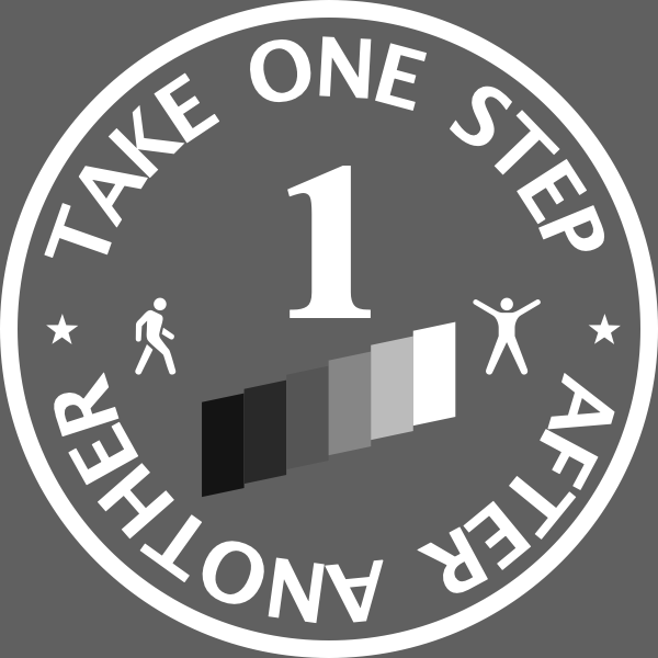 Bump map for an example of a medal.